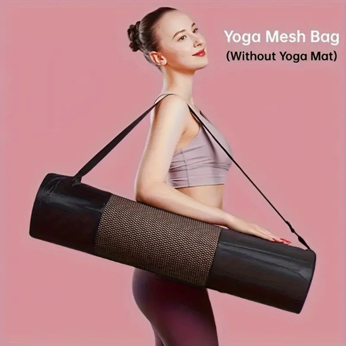 Yoga For Fitness - 1 Breathable Yoga Mat Storage Mesh