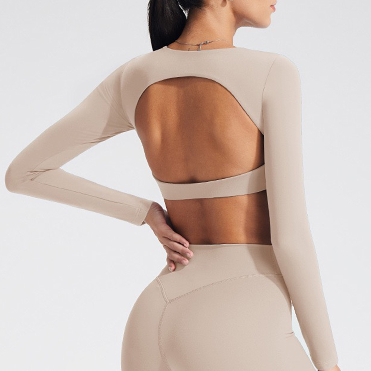 Women's long-sleeved yoga top  - Yoga For Fitness recensione e prezzo