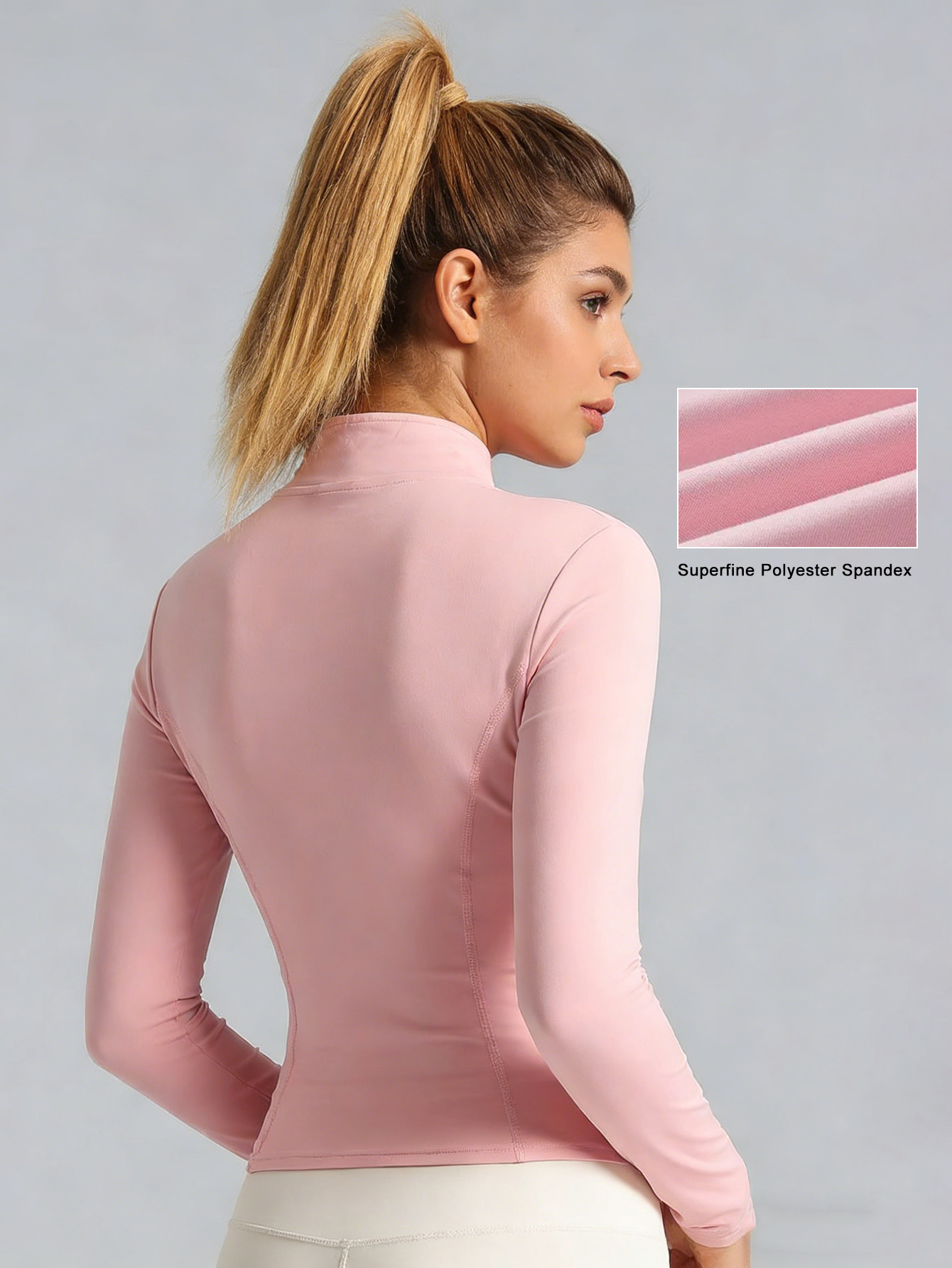New Women Light pink Yoga Coat - Yoga For Fitness recensione e prezzo