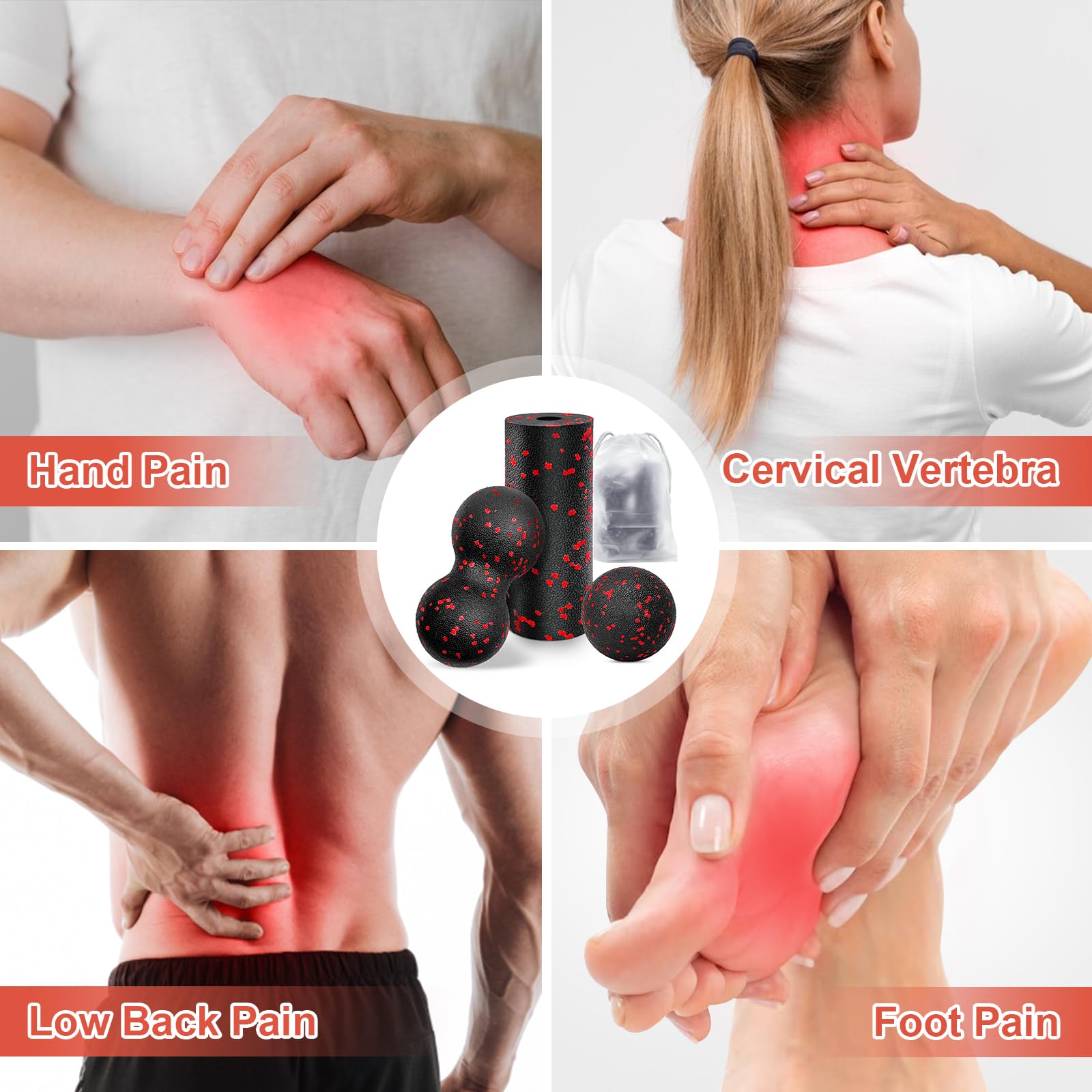 Hollow Yoga Roller Massage Pea - Shoulder Massage Ball recensione e prezzo
