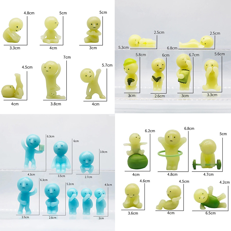 Glow In The Dark Mini Figure S - Yoga In Fitness First recensione e prezzo