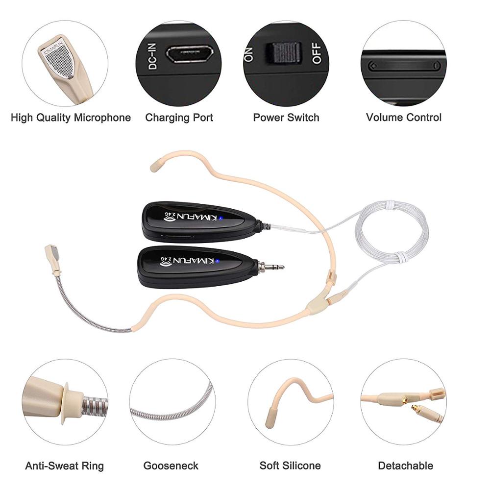 KIMAFUN 2.4G Wireless Headset  - Yoga Fitness Class recensione e prezzo