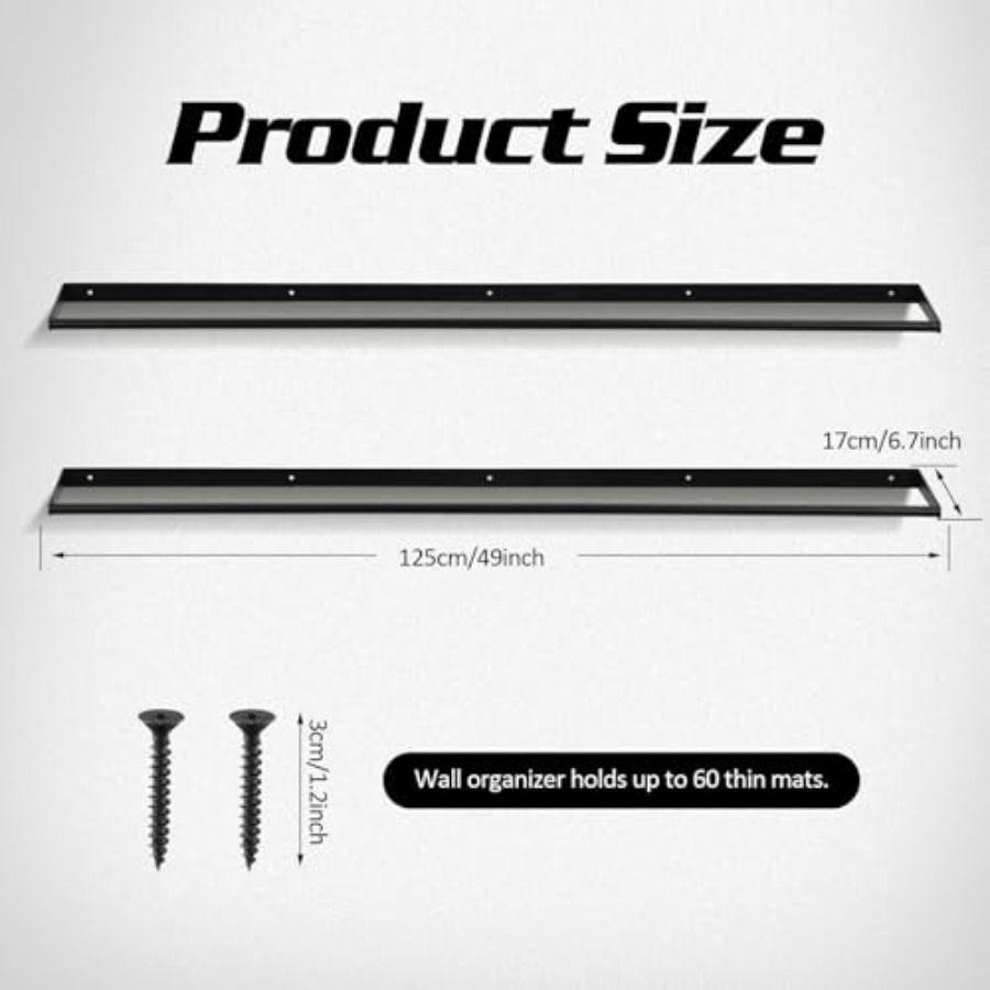 49 x 7 x 2 Yoga Mat Holder Han - Yoga Fitness Class recensione e prezzo