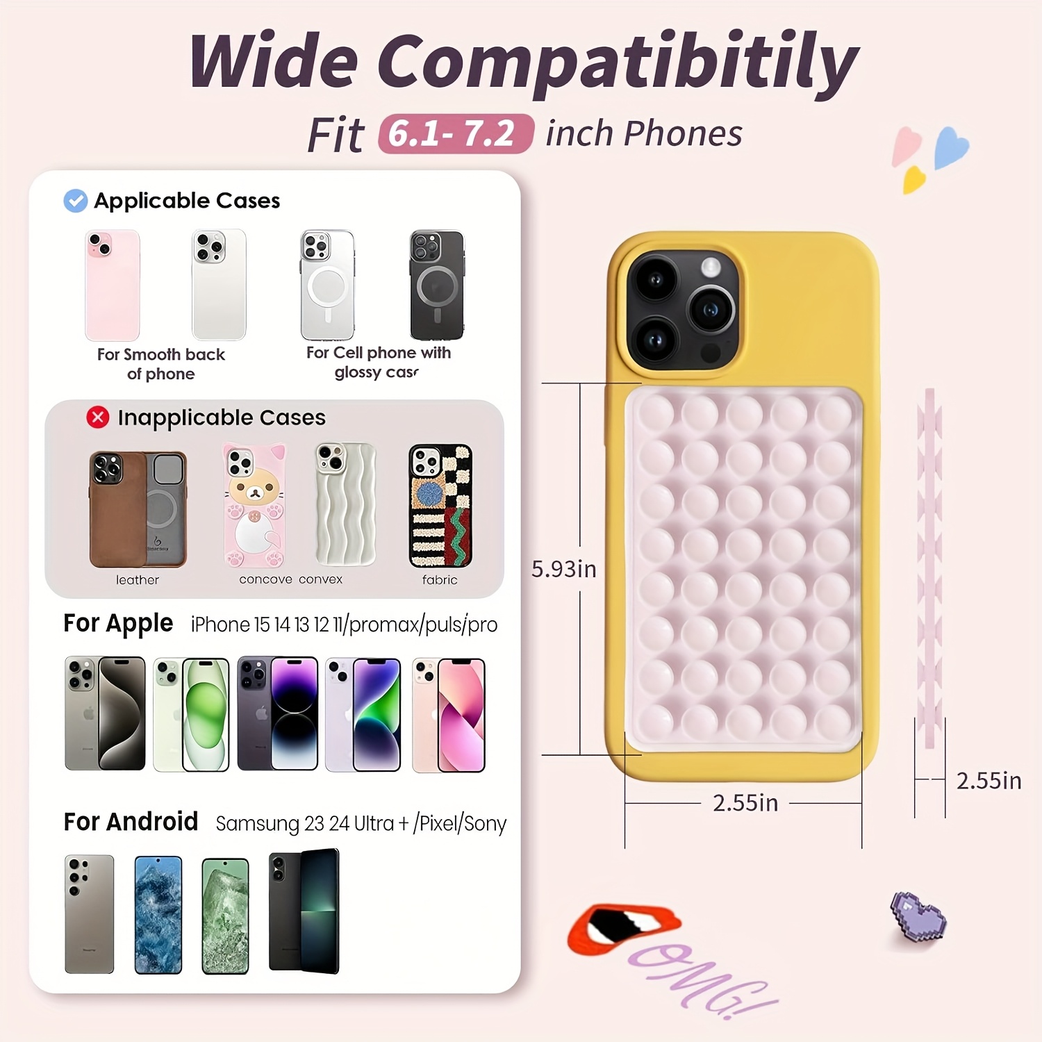 2pcs Double-Sided Silicone Suc - Yoga For Fitness recensione e prezzo
